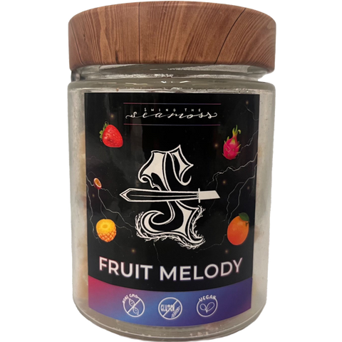 Fruit Melody Vegan Sea Moss Gummies with 92 Essential Minerals.