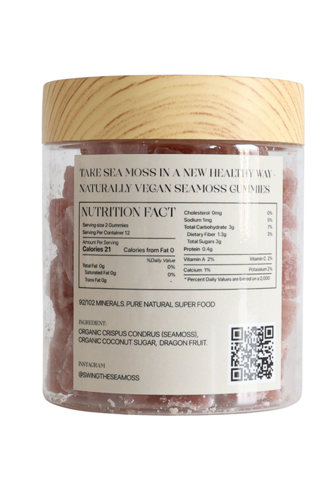 Dragon Fruit Sea Moss Gummies