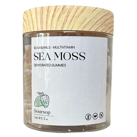 SourSop Fruit Sea Moss Gummies