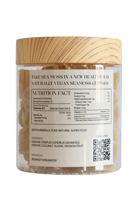 Passion Fruit Sea Moss Gummies