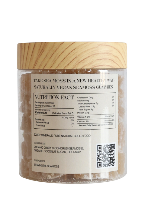 SourSop Fruit Sea Moss Gummies