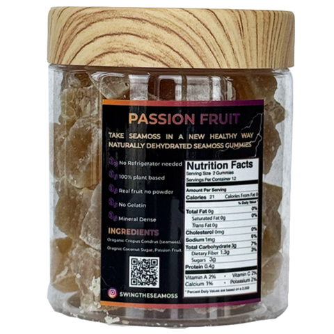 Passion Fruit Sea Moss Gummies